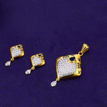 22 carat gold ladies pendants set RH-PS735