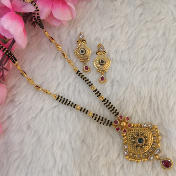 916 gold long mangalsutra by 