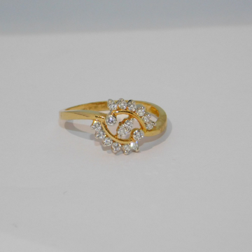 18K gold diamond ring agj-lr-125