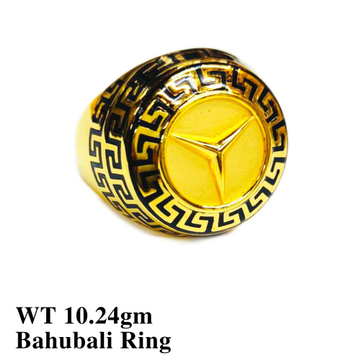 22K Bahubali Mercedes Ring by 