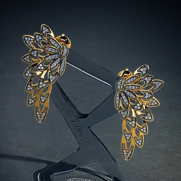 Unique Latest Design Gold Earrings