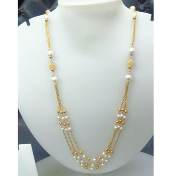 Gold modern necklace for women by Celebrity Jewels