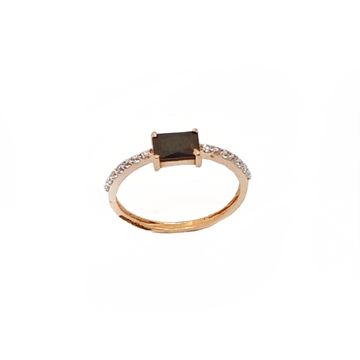 Black Stone Diamond 18K Rose Gold Ring MGA - LRG15...