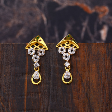 Ladies 916 Gold Designer Earrings -LFE 226