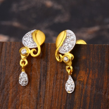 22 carat gold ladies earrings RH-LE724