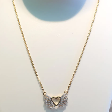 22k Diamond butterfly chain pendant by 