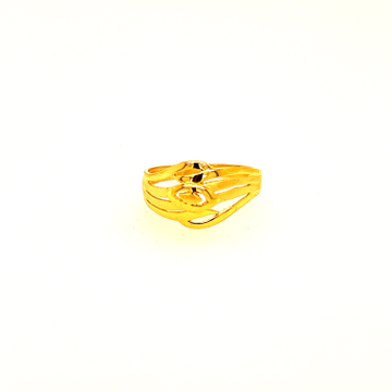 22k Gold Plain Classic Ring by 