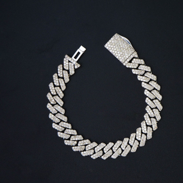 white gold chain by 