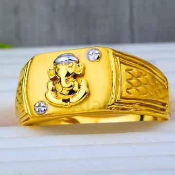 22 Kt 916 Gold Gents Ring by 