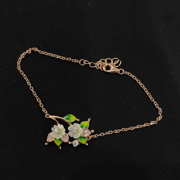 mop flower bracelet by Veer Jewels
