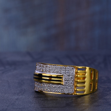 22CT Cz Gold Hallmark Exclusive men's Ring MR699