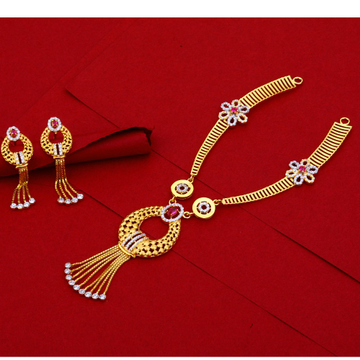 916 Gold Women's exclusive Hallmark Necklace Set L...