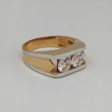 18 Kt Rose Gold Gents Branded Ring by 