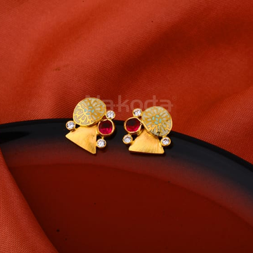 916 ladies gold antique earring lae01