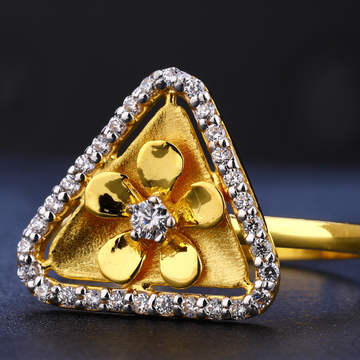 916 Gold Ladies Exclusive Hallmark Ring LR728