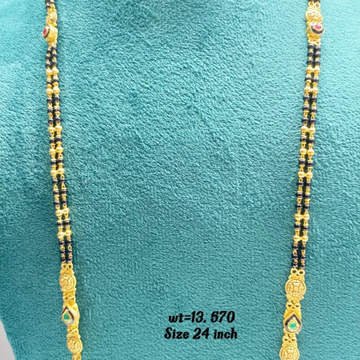 22crt Gold Fancy Mangalsutra by Suvidhi Ornaments