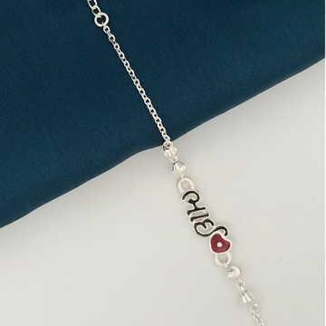 925 Silver Veera Design Rakhi by 