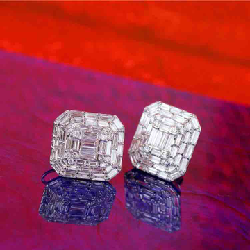 18KT Fancy Choki Diamond Earring by 