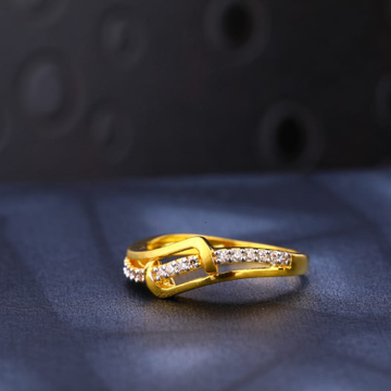 22KT Gold Hallmark Delicate Ladies Ring LR939