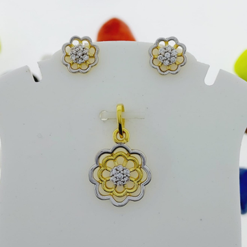 22 carat gold ladies pendants set RH-PS855