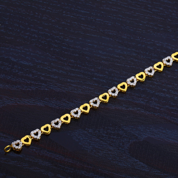 Ladies 916 Gold Diamond Bracelet-LB56
