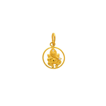 22 Karat Gold Ganesh Pendant