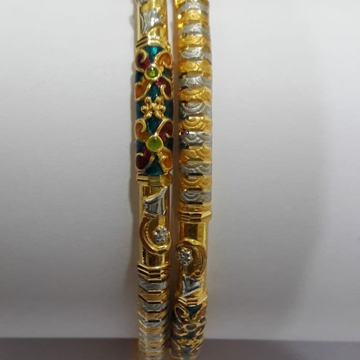 916 cz Ghaba Meena Bangle sg-177 by 