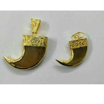 22kt Gold Antique Vagh Nakh Pendant