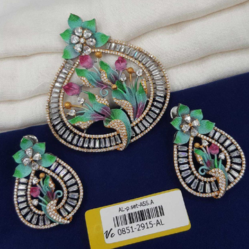 Designer earrings with pendant#356