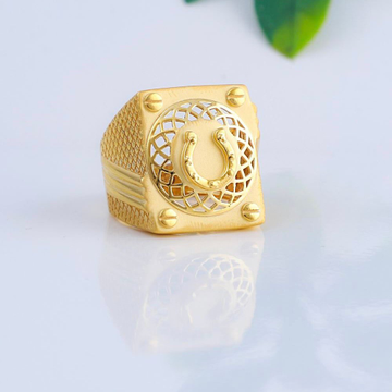 Gold Regular Gents Ring by 