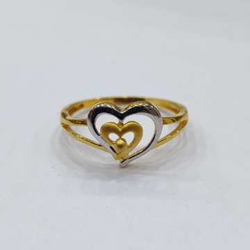 18K Gold Plated Heart-Shaped Ring – The Nest On Main