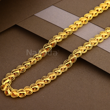 22KT Gold Gentlemen's Designer Choco Chain MCH06
