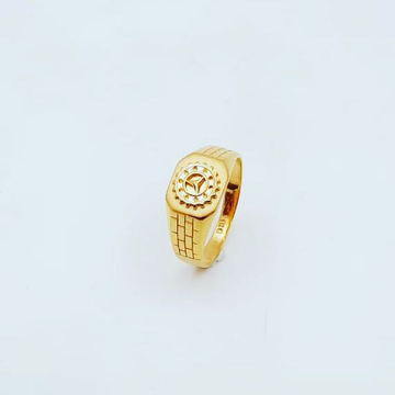 22KT Gold Designer Ring For Men by 