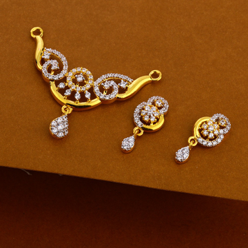 916 Gold Ladies Exclusive Mangalsutra Pendant MP33...
