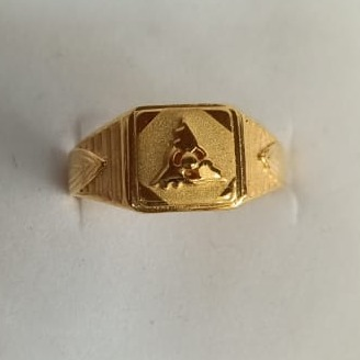 916 Gold Plain Hallmark Ring  by Narayan Jewellers