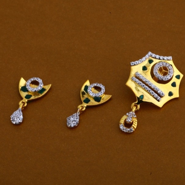 22 carat gold ladies pendants RH-PS504