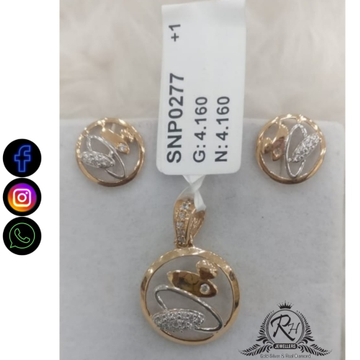 22 carat gold classical ladies earrings set RH-ER6...