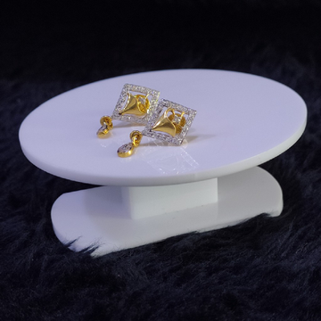 22KT/916 Yellow Gold Hamsa Earrings For Women