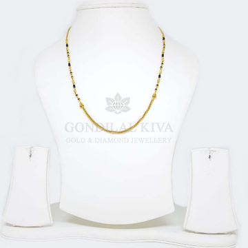 18kt gold mangalsutra gms20 by 