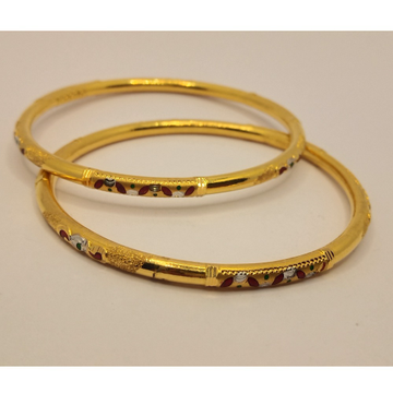 916 gold stylish copper kadli by 