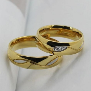 22 Kt 916 Gold Couple Ring by 