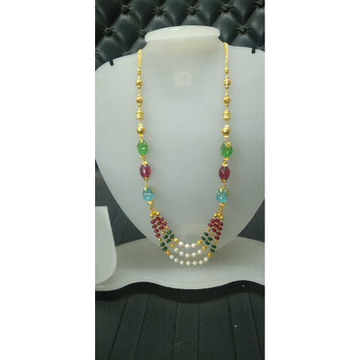 22KT Gold Designer Chain Mala by Celebrity Jewels