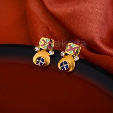 916 Gold Ladies Gorgeous Hallmark Antique Earring...