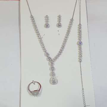 Silver 92.5 Necklace Set by 