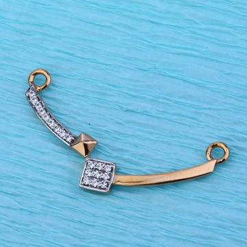 750 Rose Gold  Hallmark  Delicate Ladies Pendant R...