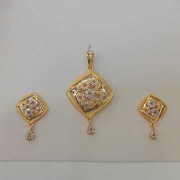 916 gold fancy met finishing butty pendant set by 
