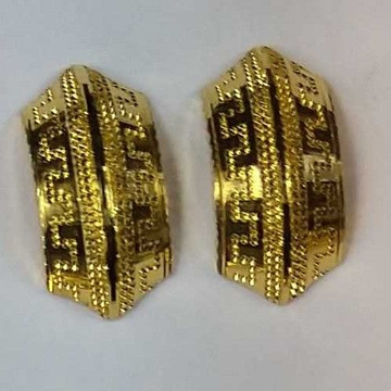 916 Gold Fancy Jtops Earrings Akm-er-122 by 