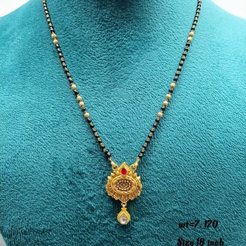 22crt Gold Lightweight Mangalsutra by Suvidhi Ornaments