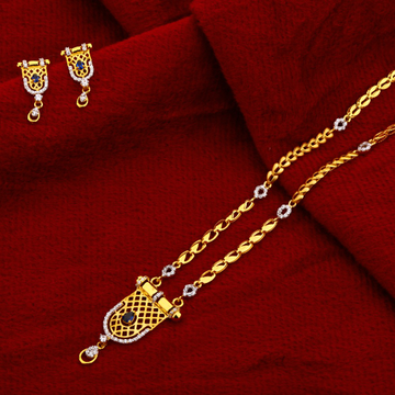 22ct Gold Stylish   Chain Necklace CN132