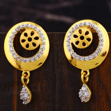22 carat gold ladies earrings RH-LE727